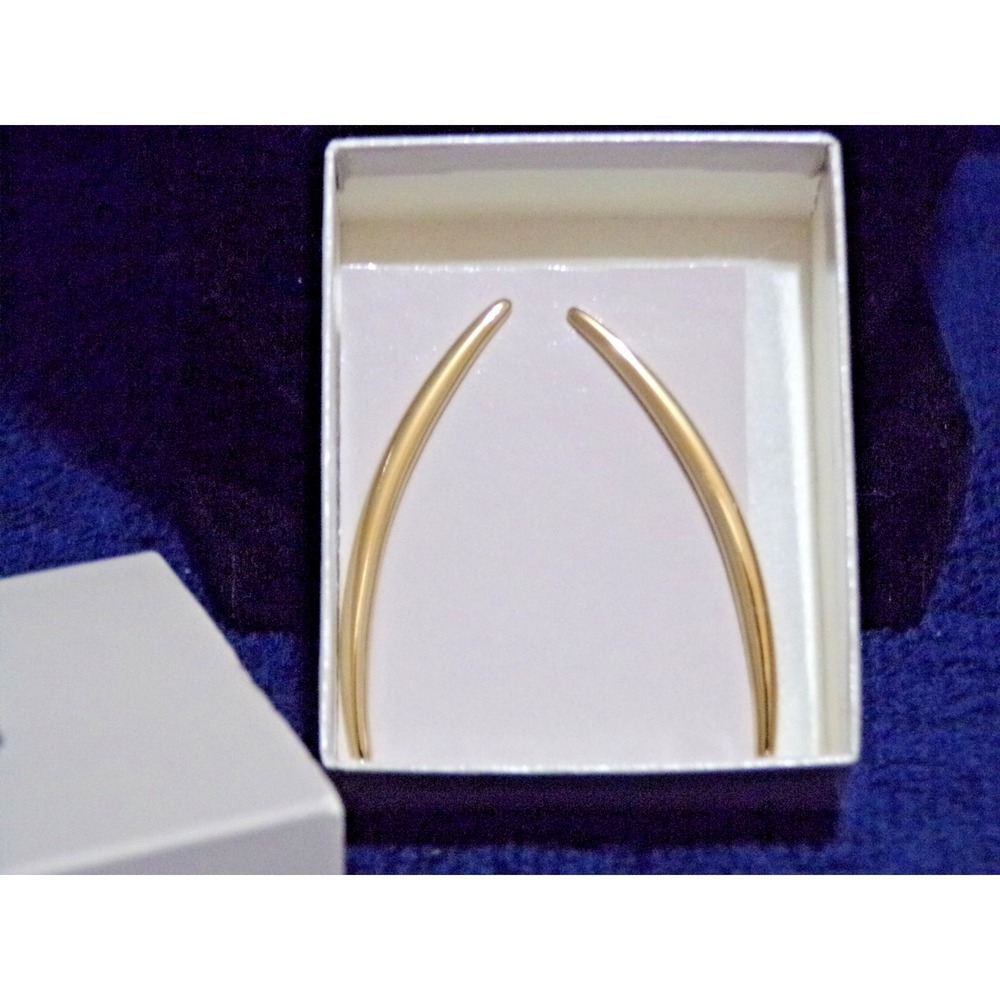 Avon 1985 Free-Form Earrings Pierced Goldtone Original Box